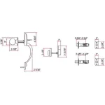 Design House Coventry Oil-Rubbed Bronze Entry Handleset with Ball Knob Interior and Single Cylinder Deadbolt thumbnail 4