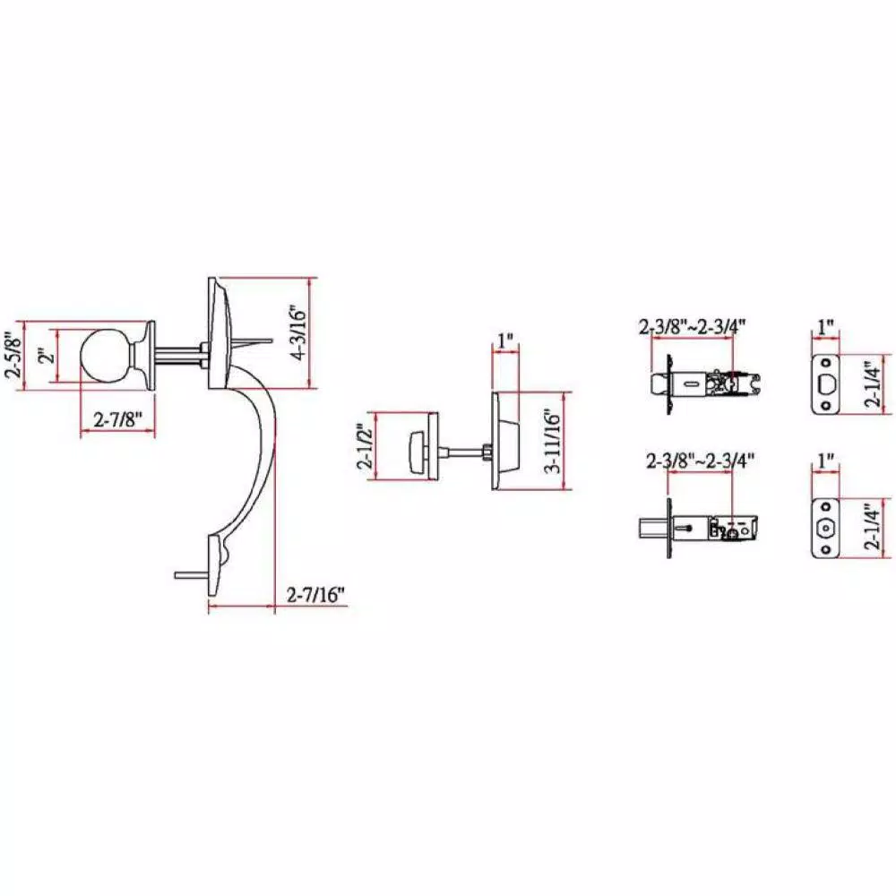 Design House Coventry Oil-Rubbed Bronze Entry Handleset with Ball Knob Interior and Single Cylinder Deadbolt