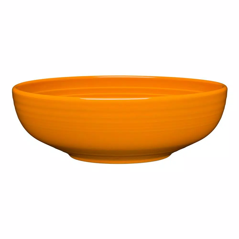 Fiesta Butterscotch Ceramic 68 oz. Large Bistro Bowl, 9.62 in.