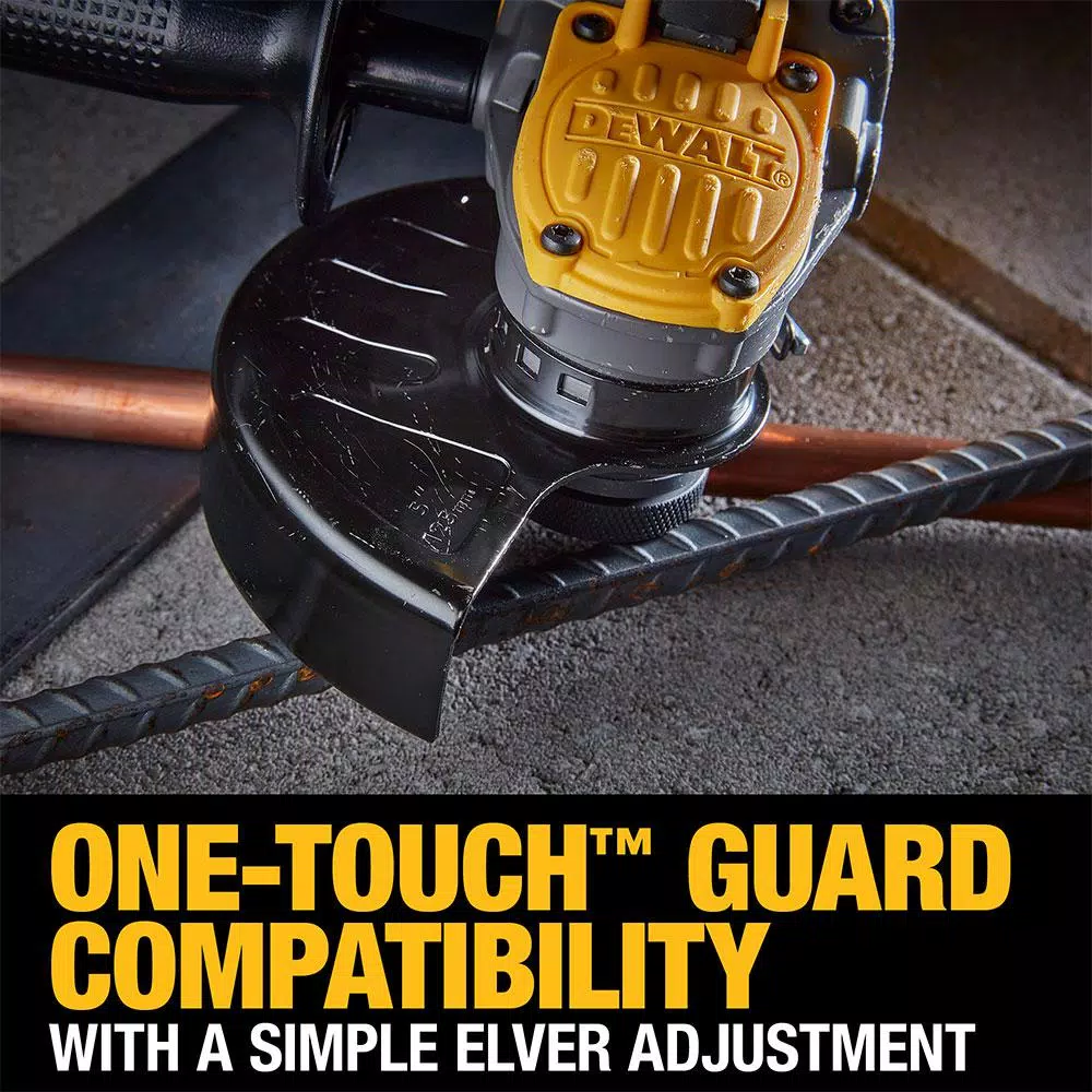 DEWALT 20V MAX Brushless 4.5-5 in. Angle Grinder Kit with FLEXVOLT 6.0Ah Battery