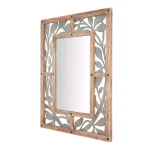 Home Decorators Collection Medium Rectangle Wood & Metal Antiqued Farmhouse Accent Mirror thumbnail 6