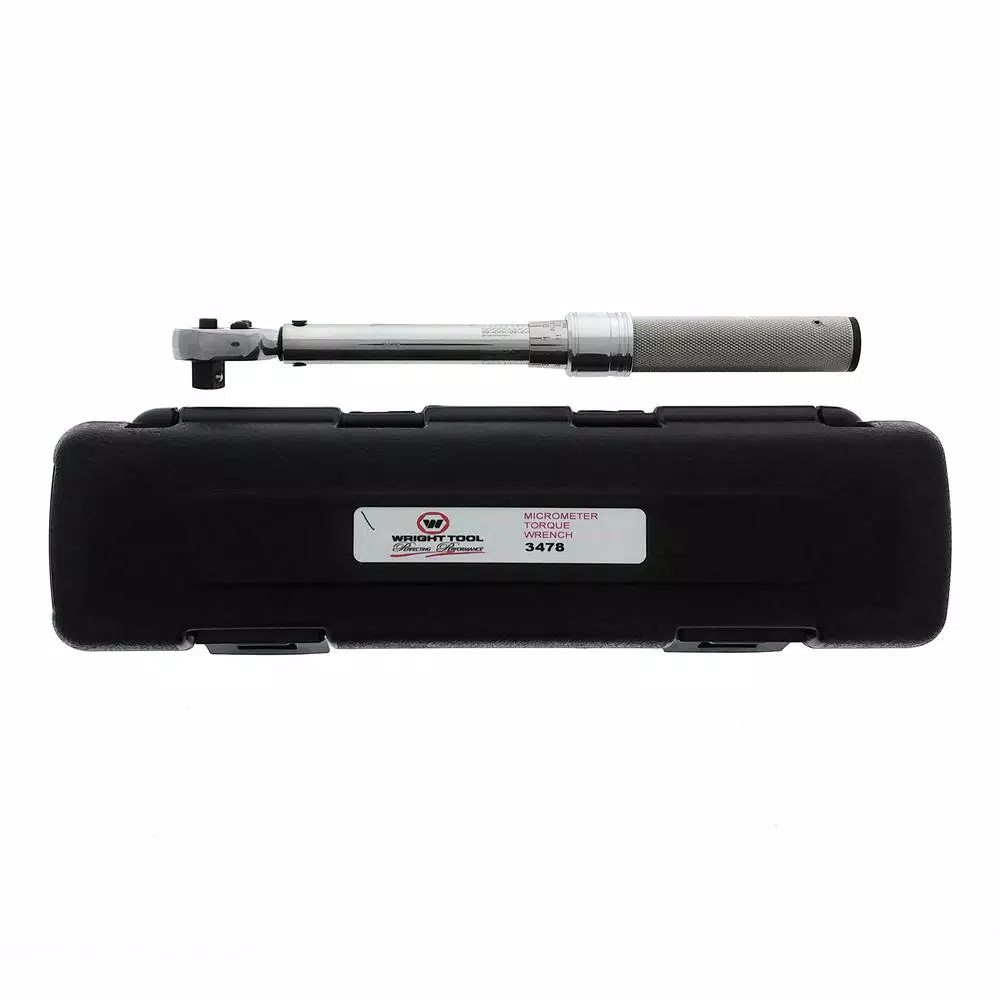 Wright Tool 3/8 in. Drive Click Type Torque Wrench, 30-200 ft.-lb.