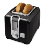 BLACK+DECKER 2-Slice Black Toaster with Extra-Wide Slots and 850-Watt Power thumbnail 2
