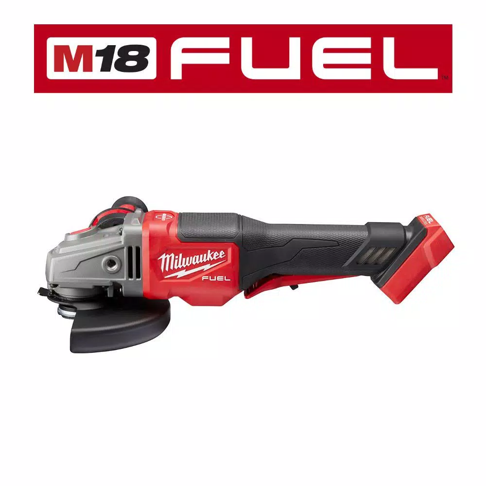 Milwaukee M18 FUEL 18V Brushless 4-1/2" to 6" Braking Angle Grinder with Paddle Switch (Tool-Only)