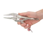 TEKTON 9 in. Long Nose Locking Pliers, 4-Piece Set thumbnail 8
