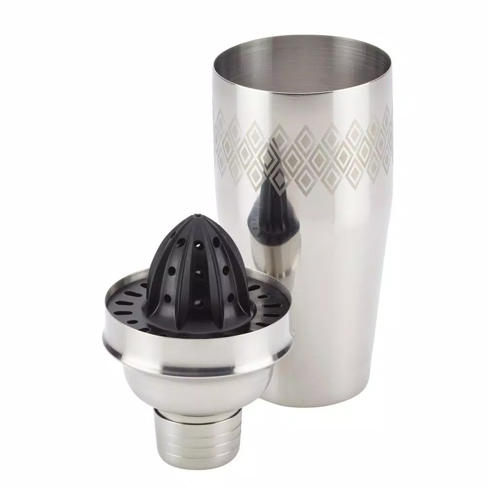 Ayesha Curry 4-in-1 Stainless Steel Cocktail Shaker, 26 oz