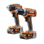 RIDGID 18V Brushless Cordless Drill/Driver and Impact Driver Combo Kit with (2) 1.5 Ah Batteries and Charger thumbnail 4