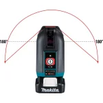 Makita 12V MAX CXT Self-Leveling Red Beam Cross-Line and 4-Point Laser Kit (2.0 Ah) thumbnail 9