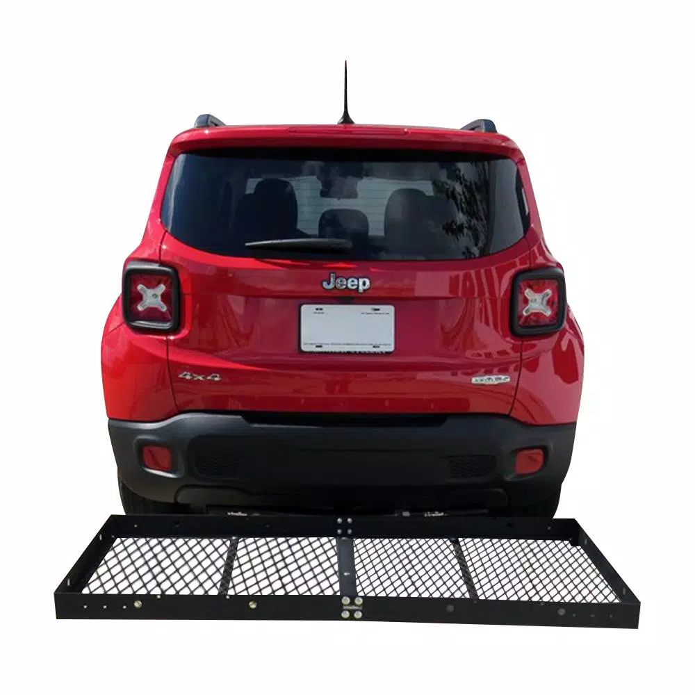 Stromberg Carlson Products Stromberg Carlson 500 lb. Capacity 60 in. x 24 in. Steel Hitch Cargo Carrier for 2 in. Receiver