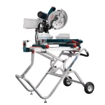 Bosch 12 in. 15 Amp Dual-Bevel Sliding Glide Miter Saw Combo Kit with T4B Gravity-Rise Stand thumbnail 3