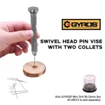 Gyros Swivel Head Pin Vise with 2 Double-Ended Collets thumbnail 6