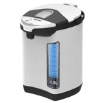 Tayama 4L TK-400 Electric Thermo Pot, 16-Cup Stainless Steel Thermal Air Pot with 2-Way Dispensing, White thumbnail 1