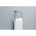 Delta Aubrey Brushed Nickel Towel Ring - Wall Mounted Hand Towel Holder thumbnail 2