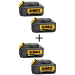 DEWALT 20V MAX 3.0Ah Lithium-Ion Battery Pack, 4-Pack thumbnail 1
