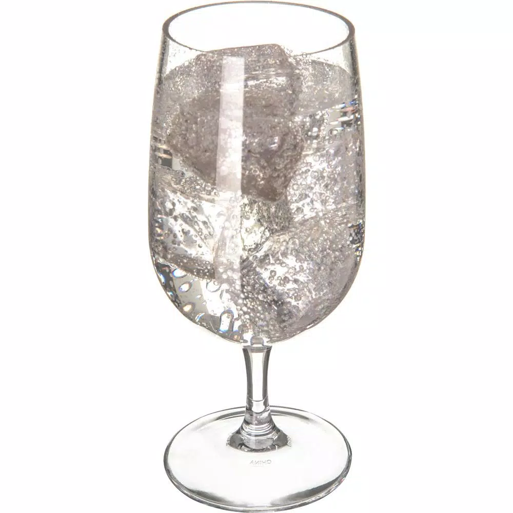 Carlisle Alibi 15 oz. Polycarbonate Water Goblet Glass, Clear (Set of 24)