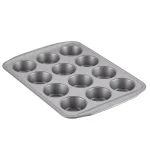 Circulon 12-Cup Nonstick Muffin Pan, Gray Bakeware thumbnail 1