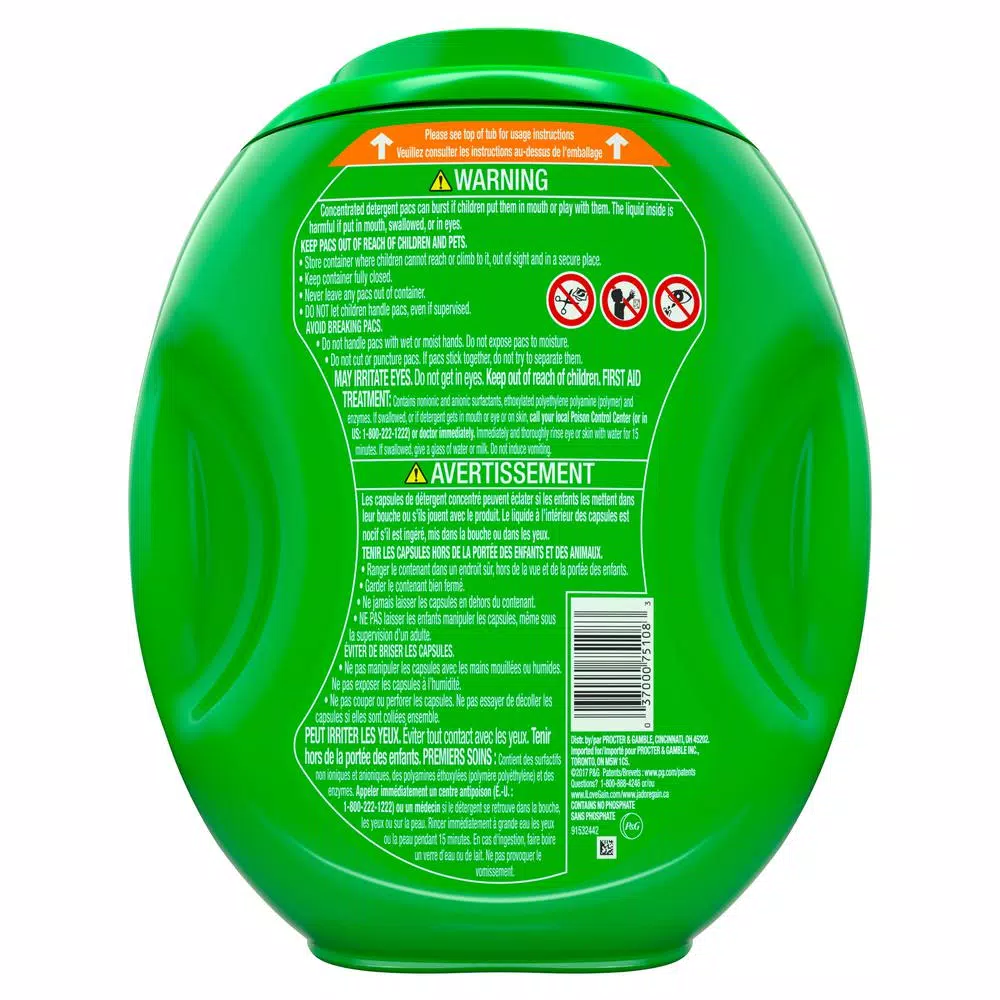 Gain Flings Island Fresh Scent Laundry Detergent Pods, 81 Count