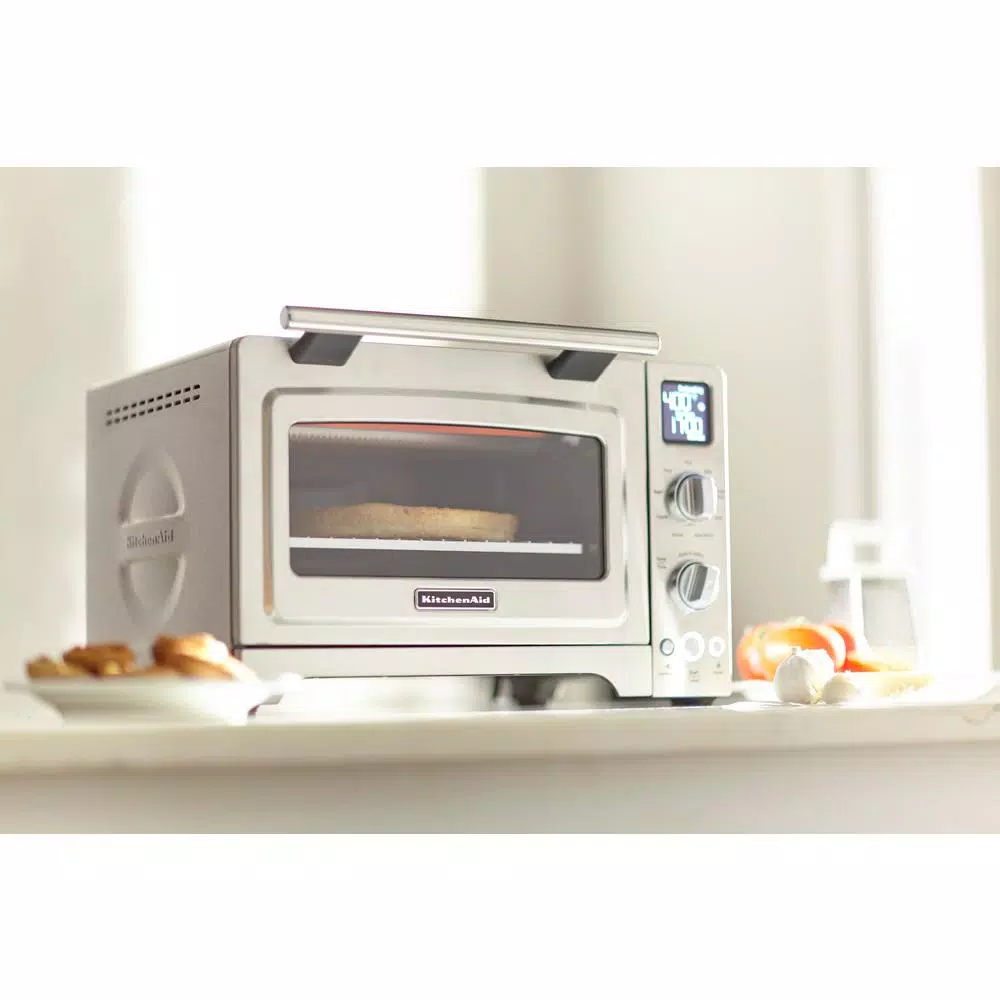 KitchenAid 12 in. Digital Countertop Convection Toaster Oven, 2000W, Stainless Steel