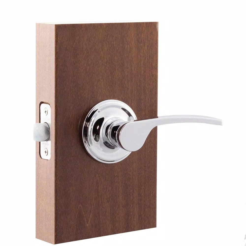 Copper Creek Scandinavian Kash Polished Stainless Steel Passage Door Lever, Modern Interior Hardware
