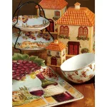 Certified International Tuscan Breeze 144 oz. Ceramic Serving Bowl, Multi-Colored thumbnail 3