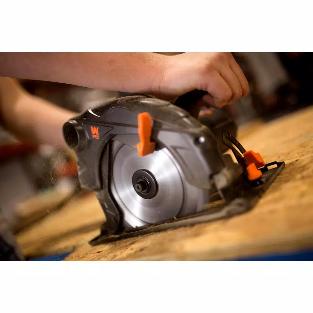 WEN 12 Amp 7-1/4 in. Sidewinder Corded Circular Saw with 2-1/2 in. Cutting Depth