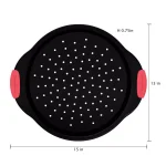 Classic Cuisine 13 in. Pizza Pan and Cutter Set with Perforated Crisper Pan thumbnail 3