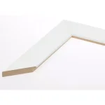 BrandtWorks American Value Modern Matte White Composite Framed Mirror, 65.5 in. x 32 in. thumbnail 2