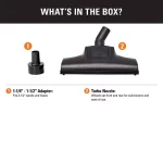 RIDGID Beater Bar Vacuum Accessory Kit for Wet/Dry Shop Vacuums thumbnail 2