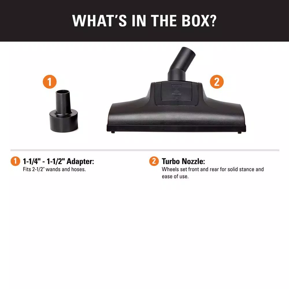 RIDGID Beater Bar Vacuum Accessory Kit for Wet/Dry Shop Vacuums