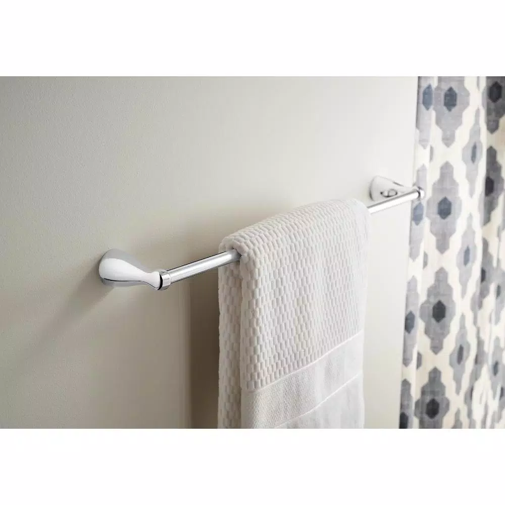 Delta Foundations 24 in. Single Towel Bar, Polished Chrome