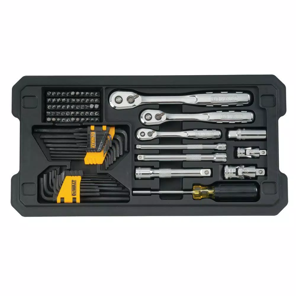 DEWALT 226-Piece Mechanics Tool Set with 22 in. TOUGHSYSTEM Medium Tool Box