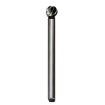 Foredom 3/16 in. High Speed Steel Sphere Fluted Bur with 1/8 in. Shank thumbnail 1