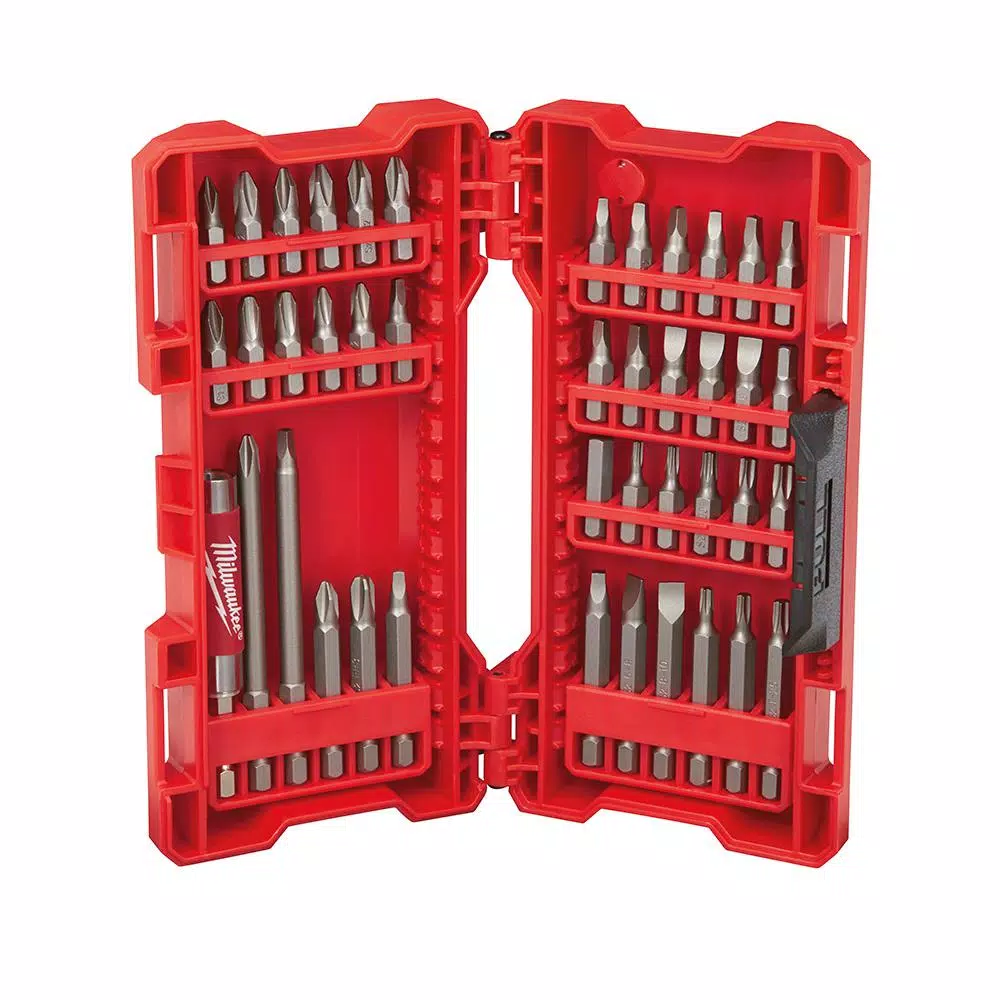 Milwaukee M12 12V Cordless 1/4 in. Hex Screwdriver & LED Worklight Kit with (2) 1.5Ah Batteries, Bit Set & Bag
