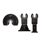 Milwaukee OPEN-LOK 3-Piece Wood Cutting Oscillating Multi-Tool Blade Kit thumbnail 1