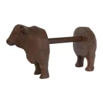 3R Studios Brown Cow Shaped Freestanding Paper Towel Holder - Farmhouse Style Resin thumbnail 4