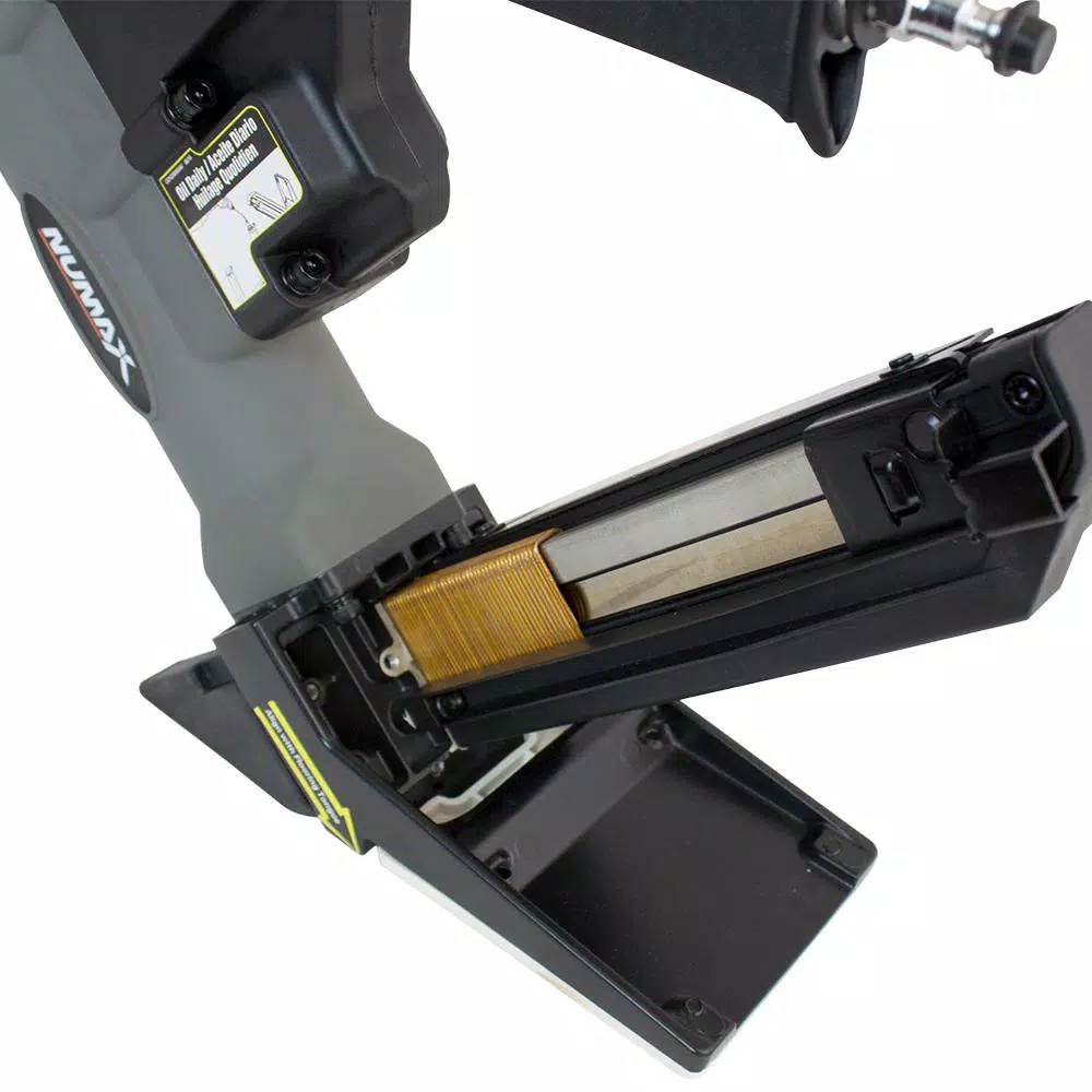 NuMax S50LSDH 2-in-1 Pneumatic 15.5/16 Gauge Dual Handle Flooring Nailer and Stapler