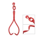 Earth Worth 32 in. Swivel Skidding Tongs with Hook for Logs, Timber, and Stumps thumbnail 3