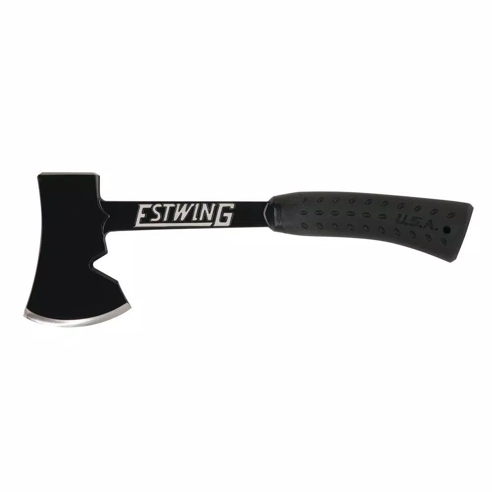 Estwing 14 in. Black Camper's Axe with Shock Reduction Grip