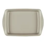 Rachael Ray 3-Piece Nonstick Bakeware Set with Swing Lid, Silver thumbnail 2