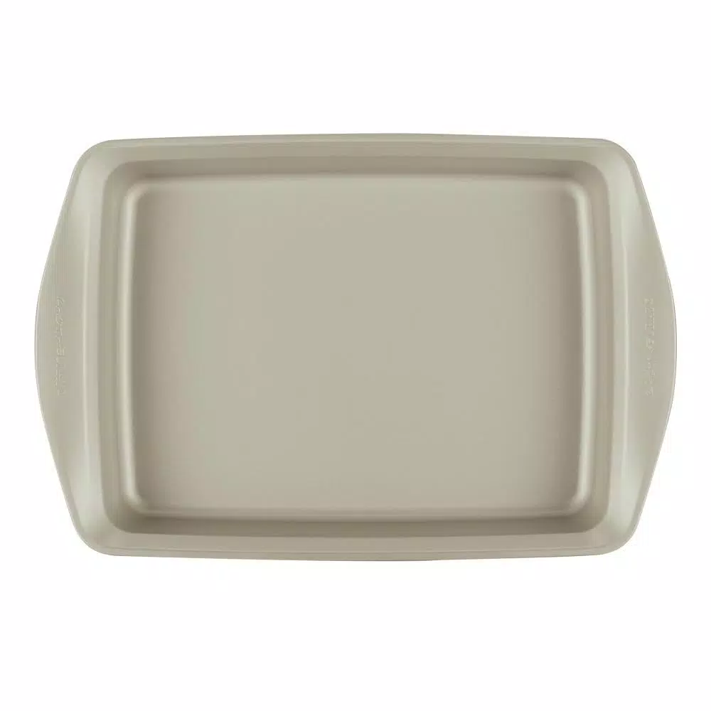 Rachael Ray 3-Piece Nonstick Bakeware Set with Swing Lid, Silver