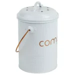 Home Basics Grove Collection Metal Compost Bin with Handle thumbnail 3