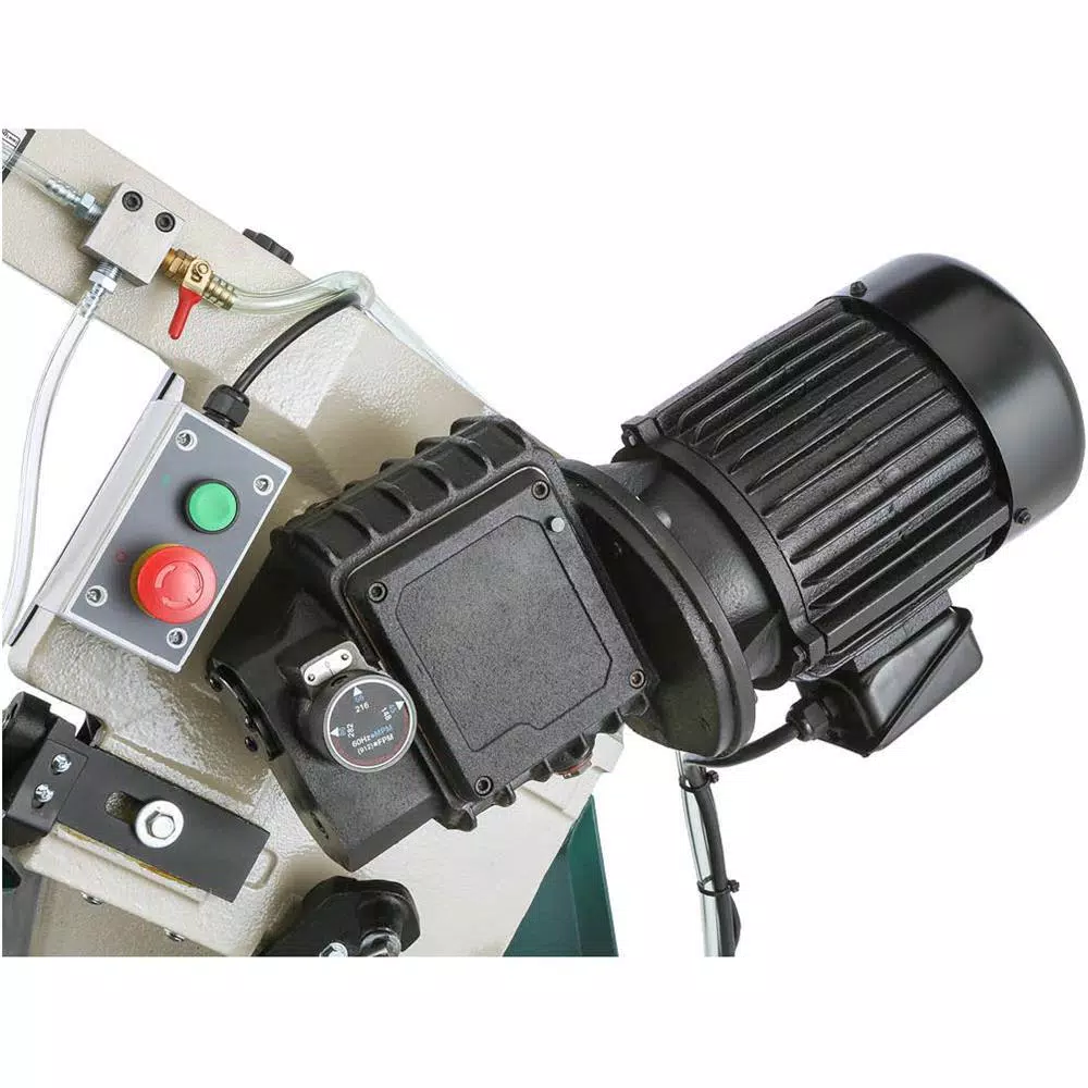Grizzly Industrial 7 in. x 12 in. Geared Head Metal-Cutting Horizontal Bandsaw with 1.5 HP Motor