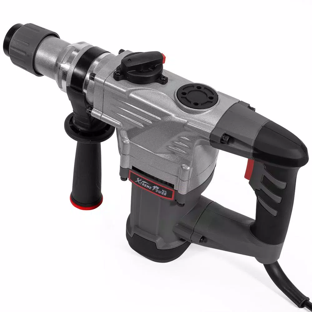 XtremepowerUS 8.5 Amp SDS-Plus Corded Variable Speed Rotary Hammer Drill with Storage Case, 1-1/4 in.