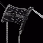 AKDY 9 in. Dual Shower Head and Handheld Wand Combo, 4 Spray Modes, Antique Bronze thumbnail 8