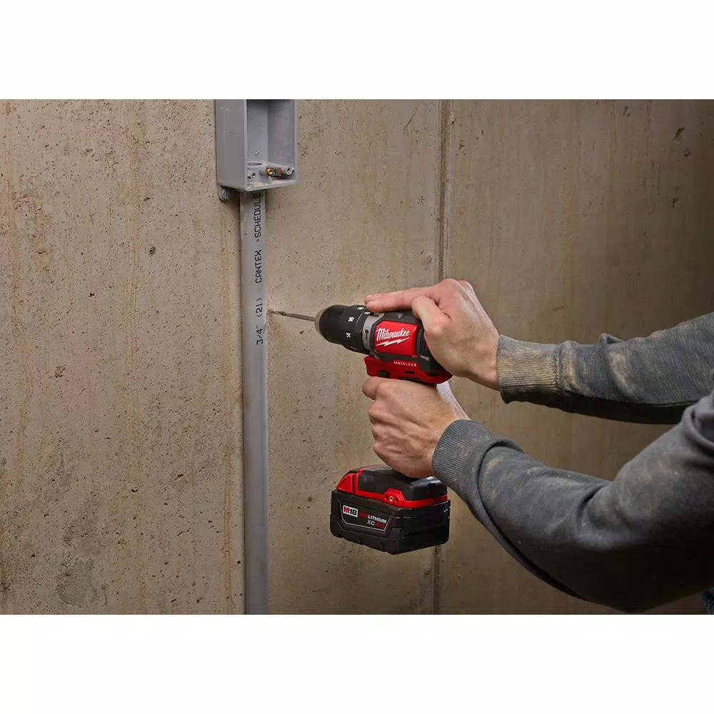 Milwaukee 7-Piece Carbide Hammer Drill Bit Set with 3-Flat Secure-Grip