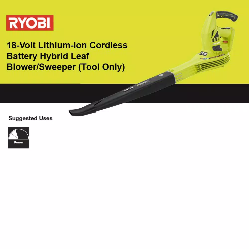 RYOBI 40V VAC ATTACK Cordless Leaf Vacuum and Mulcher, Tool Only