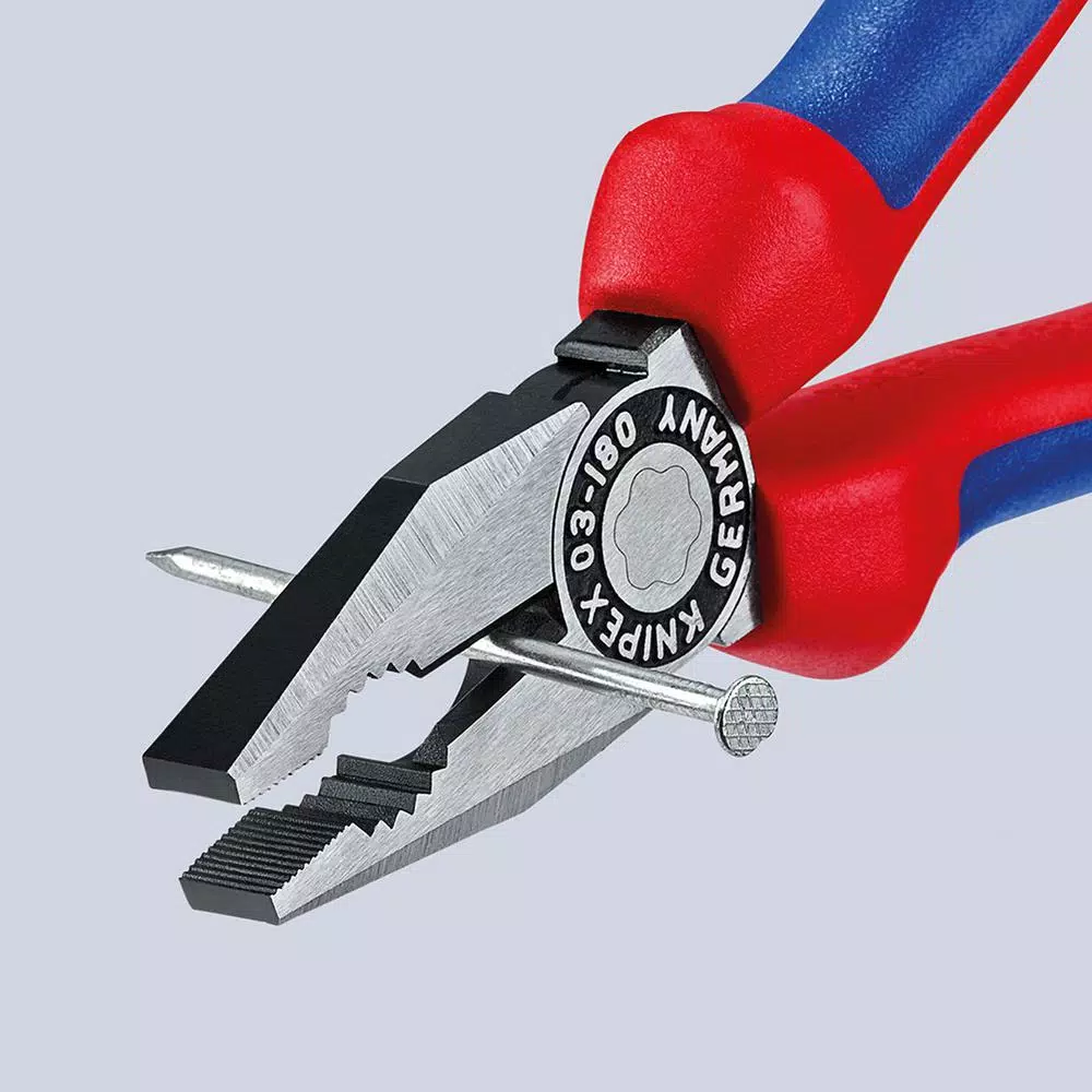 KNIPEX 3-Piece Pliers Set with Combination, Diagonal, and Cobra Water Pump Pliers