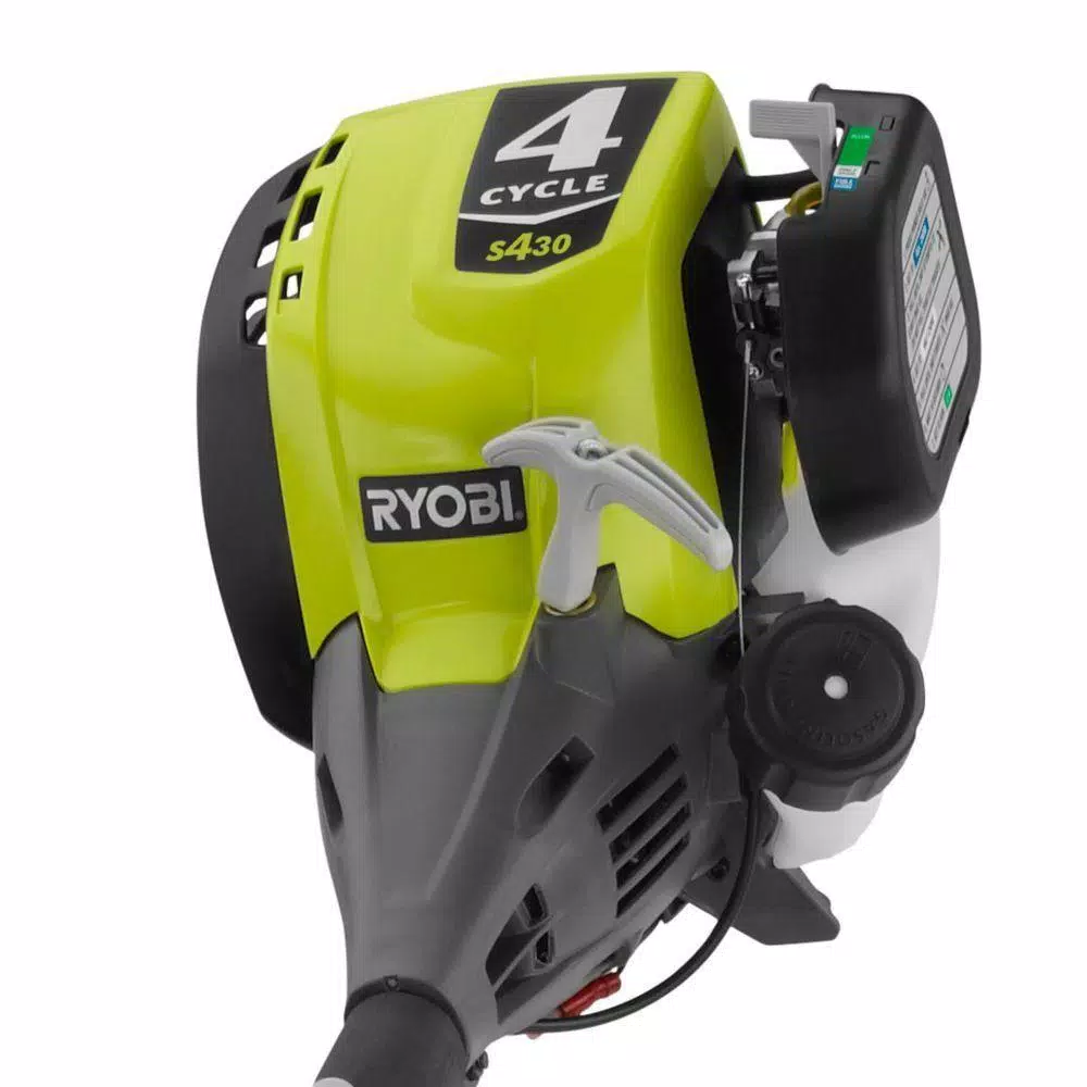 RYOBI Reconditioned 4-Cycle 30cc Straight Shaft Gas Trimmer, Attachment Capable