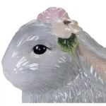 Certified International Sweet Bunny 10.5 in. Multicolored Earthenware 3-D Bunny Cookie Jar thumbnail 3