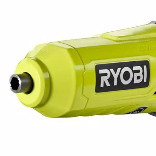 RYOBI 4V Lithium-Ion Cordless Electric Screwdriver with Charger and Bits